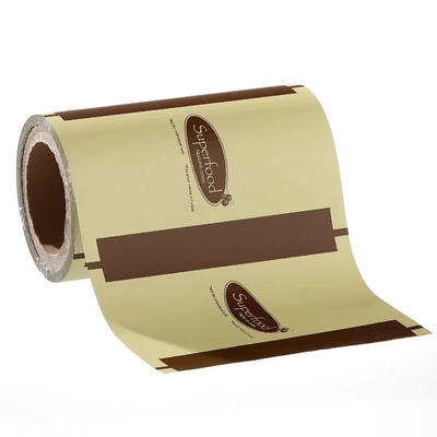 Bản in tùy chỉnh Bao bì thực phẩm linh hoạt Cuộn phim stock cho miếng và lát phô mai gia vị bánh quy bánh quy nước sốt kẹo