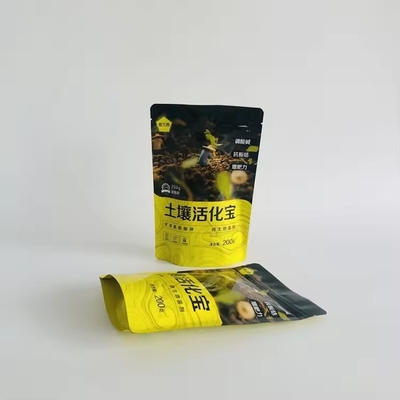 Chất liệu in tùy chỉnh chất lượng thực phẩm Đèn dán sáng chống ẩm Bánh kẹo tự đứng Bánh dán dán đóng gói túi nhựa
