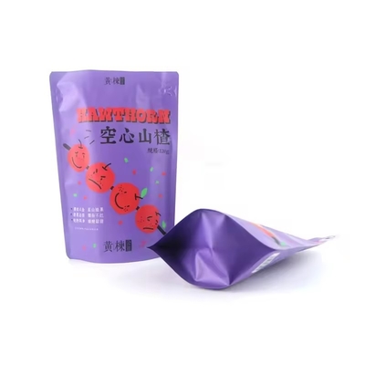 Chất in tùy chỉnh Matte Stand Up Pouch Foil nhôm Mylar Bag Tea Food Packaging túi nhựa với Ziplock