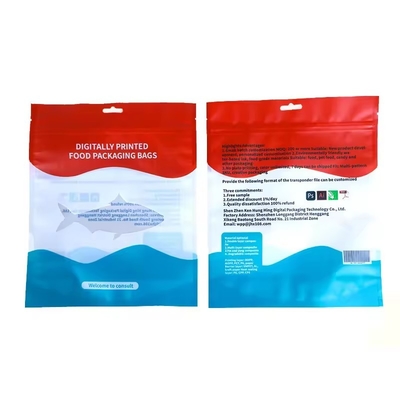 Chiếc túi khóa Zip Mylar in Chiếc túi đóng gói đồ ăn nhẹ Chiếc túi đứng cho đồ ăn nhẹ Chiếc túi đóng gói hình toàn phần tái sử dụng