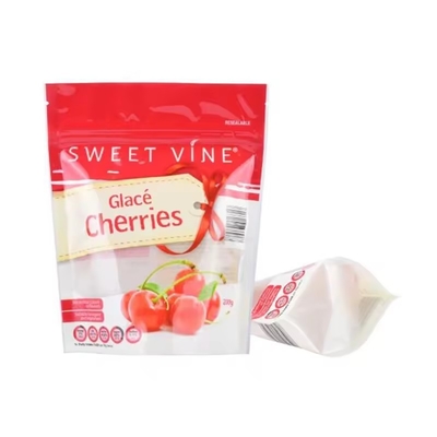 Chất in tùy chỉnh Biodegradable Aluminized Foil Proof Cookie Packaging Kraft Paper Stand Up Ziplock Poch Bags