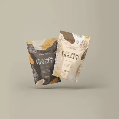 Bao bì chất lượng thực phẩm có thể đóng lại Stand up pouch Matt Surface Zipper Bag With Valve Foil Ziplock Coffee Bag