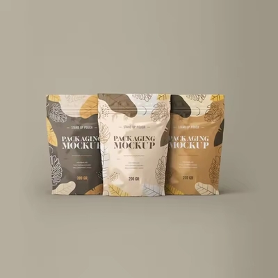 Bao bì chất lượng thực phẩm có thể đóng lại Stand up pouch Matt Surface Zipper Bag With Valve Foil Ziplock Coffee Bag