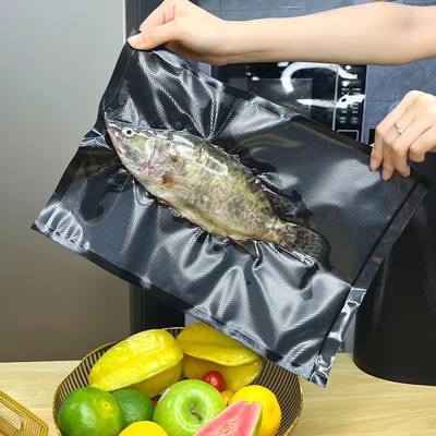 Thùng hút bụi có kết cấu và nổi bật tiết kiệm thực phẩm túi hút bụi niêm phong túi hút bụi trong suốt / túi hút bụi đen