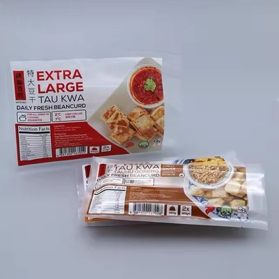 Thùng đóng gói thực phẩm in tùy chỉnh Thùng niêm phong ba mặt Thùng đóng gói nylon Thùng thực phẩm đông lạnh từ bánh ngô Tôm hải sản
