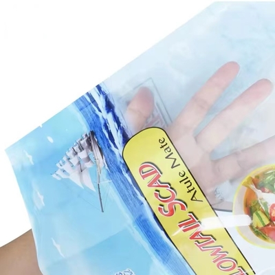 Bao bì linh hoạt tùy chỉnh với logo để đông lạnh và bảo quản độ tươi là một túi niêm phong ba mặt