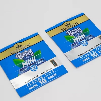 In kỹ thuật số 3.5g 7g 14g 28g Thẻ chống mùi Mylar Thẻ chống trẻ em Nhựa nhôm có thể mở lại Thẻ niêm phong 3 mặt