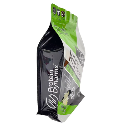 Protein hoạt tính Plus Aluminium Foil pouch Custom Printed Stand Up Whey Protein Powder Packaging Bags Pouch With Zipper