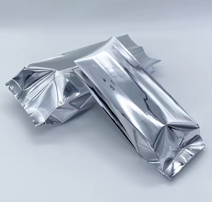 Glossy Silver Aluminum Foil Laminated Heat Seal Back Sealing Side Gusset Bao bì thực phẩm túi cà phê