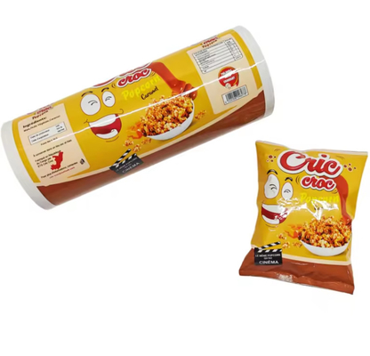 Bao bì in nhựa túi sơn nóng thực phẩm đồ ăn nhẹ túi BOPP PET nhôm CPP PE khoai tây chip niêm phong cuộn phim