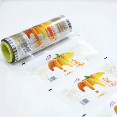 Mẫu phim nhựa trong suốt chất lượng cao cho thực phẩm Vòng phim nhựa rõ ràng cho bao bì in tùy chỉnh Bao bì LDPE/OPP/PE Vòng phim bọc