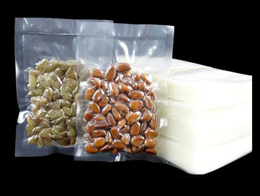 Chất chống rò rỉ Laminated Transparent Nylon Fish Seafood Plastic Packaging Seal nhiệt Vacuum Seal Bags