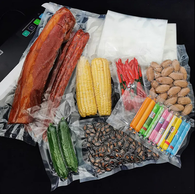 Chất chống rò rỉ Laminated Transparent Nylon Fish Seafood Plastic Packaging Seal nhiệt Vacuum Seal Bags