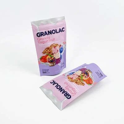 Logo tùy chỉnh Doy Pack Đứng lên túi Thực phẩm Hộp đóng gói linh hoạt Nhà sản xuất Zip Lock Đứng lên túi