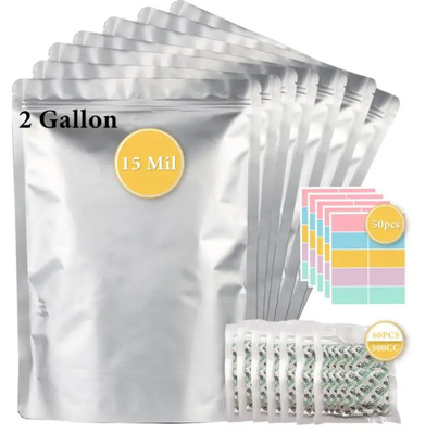 Tùy chỉnh in Matt Foil nhựa thực phẩm đóng lại bao bì túi nhôm Zipper đứng lên túi với zipper