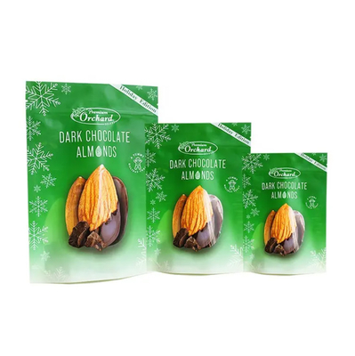 in tùy chỉnh Stand Up pouch Zipper Nut Package đồ ăn nhẹ bằng nhựa hạnh nhân hạt dẻo túi đóng gói