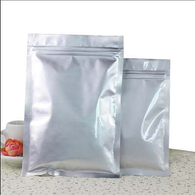 Hotsale cấp thực phẩm có thể niêm phong lại bằng nhựa niêm phong bạc túi Mylar niêm phong khóa đóng gói in túi nhôm tùy chỉnh
