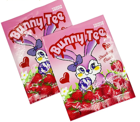 Nhãn nhiệt tùy chỉnh Nhãn nhựa mặt sau Nhãn kẹo hạt Mylar túi năng lượng Nấm thanh sô cô la Bao bì túi