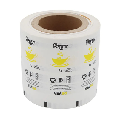 Nhập gói thực phẩm nhựa tùy chỉnh bán buôn Laminated Roll Film Sugar Paper Sachet Bộ phim đóng gói tự động