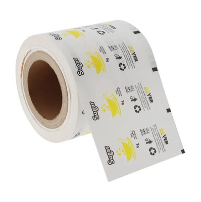 Nhập gói thực phẩm nhựa tùy chỉnh bán buôn Laminated Roll Film Sugar Paper Sachet Bộ phim đóng gói tự động