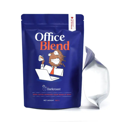 Thiết kế tùy chỉnh in chống mùi 100g 500g Đứng lên Zipper túi túi bổ sung sữa cà phê đóng gói Mylar túi