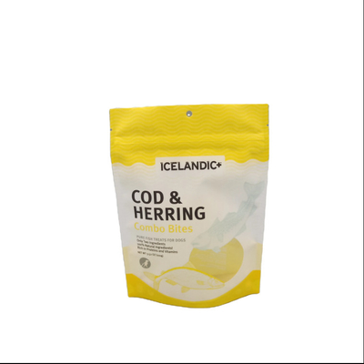 Các túi đóng gói đứng lên cho thực phẩm và đồ ăn nhẹ với in tùy chỉnh và vật liệu chống rách và chống nước mắt