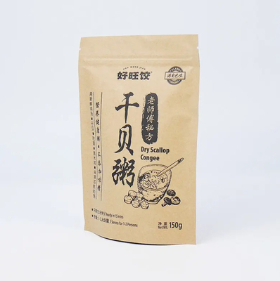 Dải nhôm niềng niềng cao đứng lên túi với niêm phong nhiệt Kraft giấy PET PE nhựa cho bao bì thực phẩm