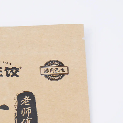 Dải nhôm niềng niềng cao đứng lên túi với niêm phong nhiệt Kraft giấy PET PE nhựa cho bao bì thực phẩm