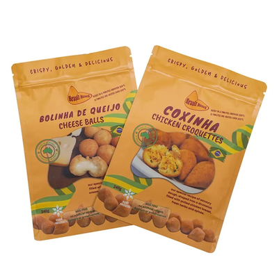 Chất liệu in theo yêu cầu chất lượng thực phẩm Ziplock đồ ăn nhẹ túi nhựa tùy chỉnh đóng gói túi đóng gói thực phẩm