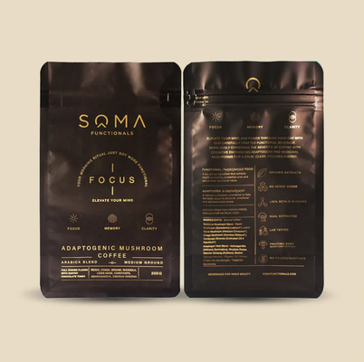 Custom Zipper Powder Flat Bottom Pouch Food Nuts Storage Pouches Clear Zip Lock Self Sealing Packaging Bag Side Gusset Pouch (Bài đóng khóa khóa tự niêm phong)