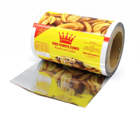 Nhà máy cuộn phim in nhựa được sử dụng cho đồ ăn nhẹ / khoai tây chiên / hạt đóng gói, bao bì đồ ăn nhẹ túi nhỏ