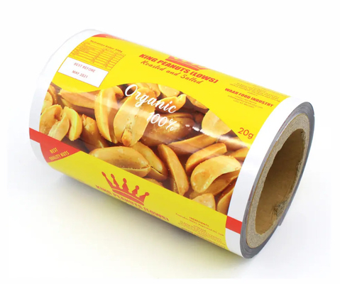 Nhà máy cuộn phim in nhựa được sử dụng cho đồ ăn nhẹ / khoai tây chiên / hạt đóng gói, bao bì đồ ăn nhẹ túi nhỏ