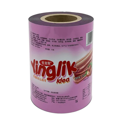Chất liệu thực phẩm Flexible Packaging PET Laminating Film Plastic Laminated Film Roll Form Printed Moisture Proof Customized Soft