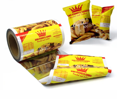 Đồ ăn bán buôn Chips in Bao bì túi Laminate cuộn PET túi nhựa cuộn Mylar nhôm bao bì phim cuộn