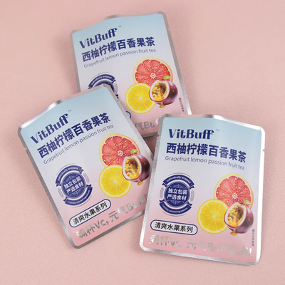Custom nhỏ nhiệt niêm phong ba mặt niêm phong trái cây matte túi trà rỗng túi trà túi cho trà độ ẩm chống khóa túi