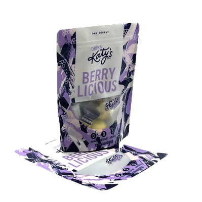 PET tái chế Mylar Ziplock Stand Up Bag Herbal Green Leaves Loose Black Coffee Doypack Sachet Matcha Tea Bag Lưu trữ
