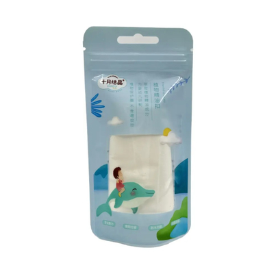 Túi kín dày tùy chỉnh kích thước thực vật tinh dầu Buckle Zipper Bag Tear Easy Tear Stand Alone Bag
