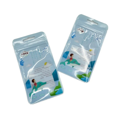 Túi kín dày tùy chỉnh kích thước thực vật tinh dầu Buckle Zipper Bag Tear Easy Tear Stand Alone Bag
