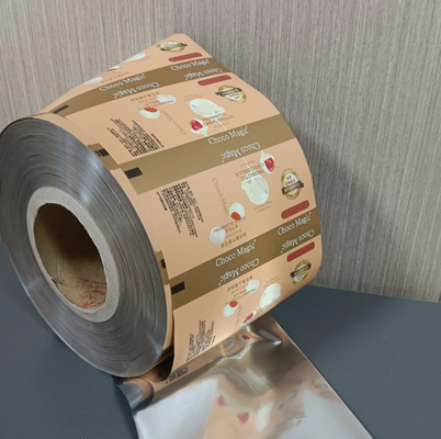 Laminated Custom Printed Food Grade Aluminum Foil Easy Tear Roll Film Bao bì thực phẩm