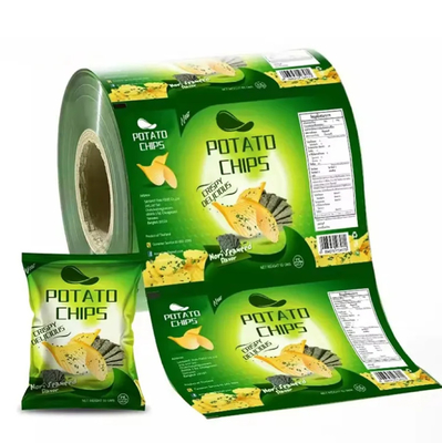 Bao bì tự động Bộ phim nhựa phân hủy sinh học Chips Roll Film Sachet Film nhựa cho đồ ăn nhẹ