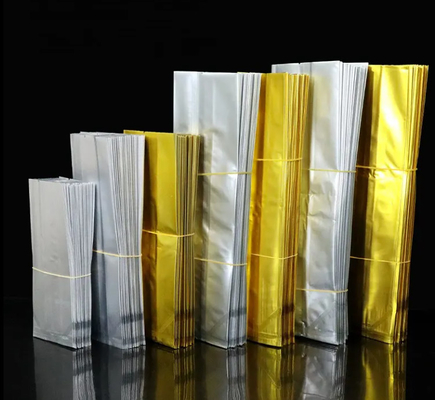 Thiết kế tùy chỉnh in nhựa nhôm Mylar Stand Up pouch Hot Seal Side Gusset Bags Food Tea Coffer Packaging Bag Pouch With Logo