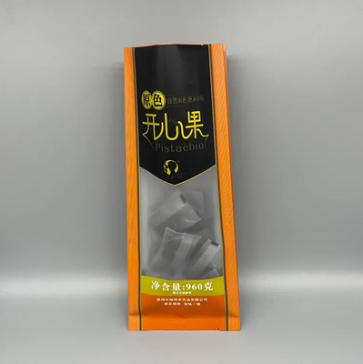 Ước tính Back Seal túi mặt rõ ràng Gusset Quad Seal đứng lên thực phẩm hạt đồ ăn nhẹ kẹo tám mặt Seal túi nhựa trong suốt