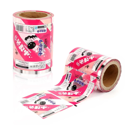 Đặt hàng tùy chỉnh có sẵn Bao bì phim cuộn cho bao bì thực phẩm với logo tùy chỉnh và hình ảnh độc đáo