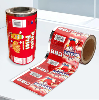 Đặt hàng tùy chỉnh có sẵn Bao bì phim cuộn cho bao bì thực phẩm với logo tùy chỉnh và hình ảnh độc đáo