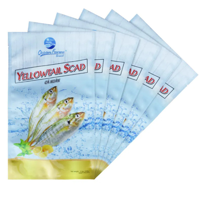 Nhãn nhiệt máy in tùy chỉnh Ba mặt chống rò rỉ tay áo hút bụi nhựa đóng băng thực phẩm đóng gói túi