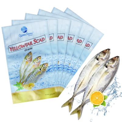 Nhãn nhiệt máy in tùy chỉnh Ba mặt chống rò rỉ tay áo hút bụi nhựa đóng băng thực phẩm đóng gói túi