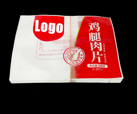 Logo in tùy chỉnh Thịt PE Nylon Tear Notch Mạch mịn Seal Bao bì Bao bì nhiệt