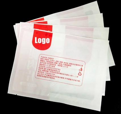 Logo in tùy chỉnh Thịt PE Nylon Tear Notch Mạch mịn Seal Bao bì Bao bì nhiệt