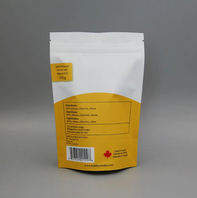 Matte Finish Aluminum Foil Compostable Doypack Stand Up Zipper Bag Plastic Snack Food Bag Bolsa Snack