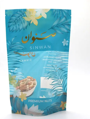 Túi nhựa tùy chỉnh Túi đóng gói thực phẩm Túi nhựa nhôm Mylar Zipper Ziplock Bag Stand Up Pouch Doypack For Nuts Snack